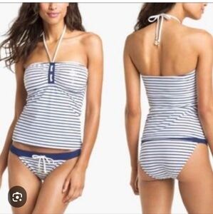 Sperry Top-Sider 2 Piece Blue and White Striped Swimwear